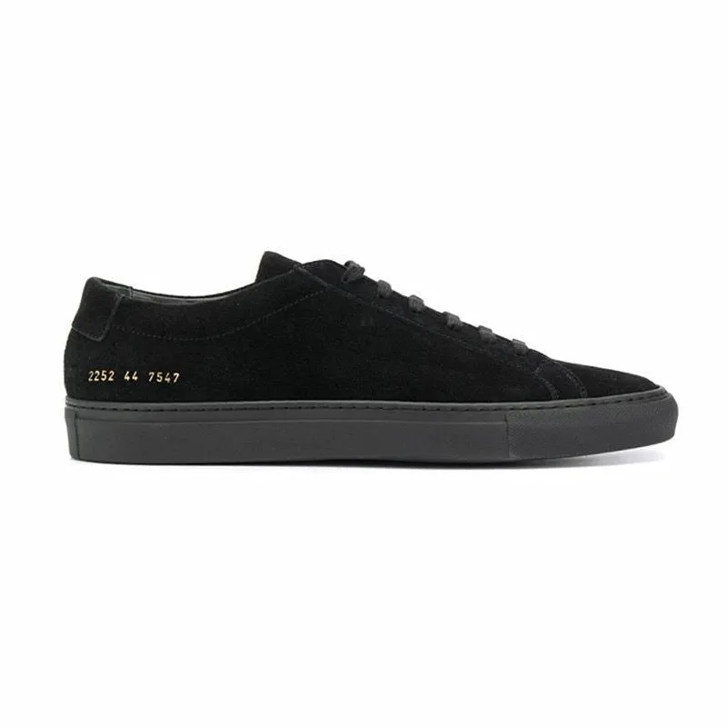 Common-Projects-Original-Achilles-Black-Suede.webp Common Projects Original Achilles Black Suede - Image 1