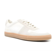 Common Projects White Premium Leather Sneakers - Image 2
